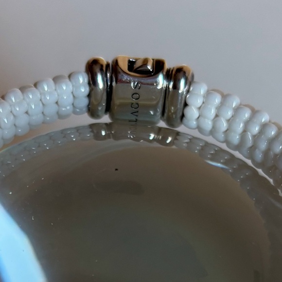 LAGOS WHITE CAVIAR Ceramic Beaded Bracelet | 9mm - Picture 10 of 13